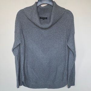 Banana Republic Grey Knit Cowlneck Sweater